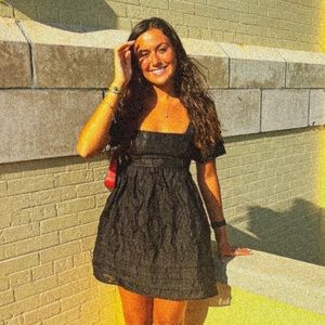 Black altard state babydoll dress